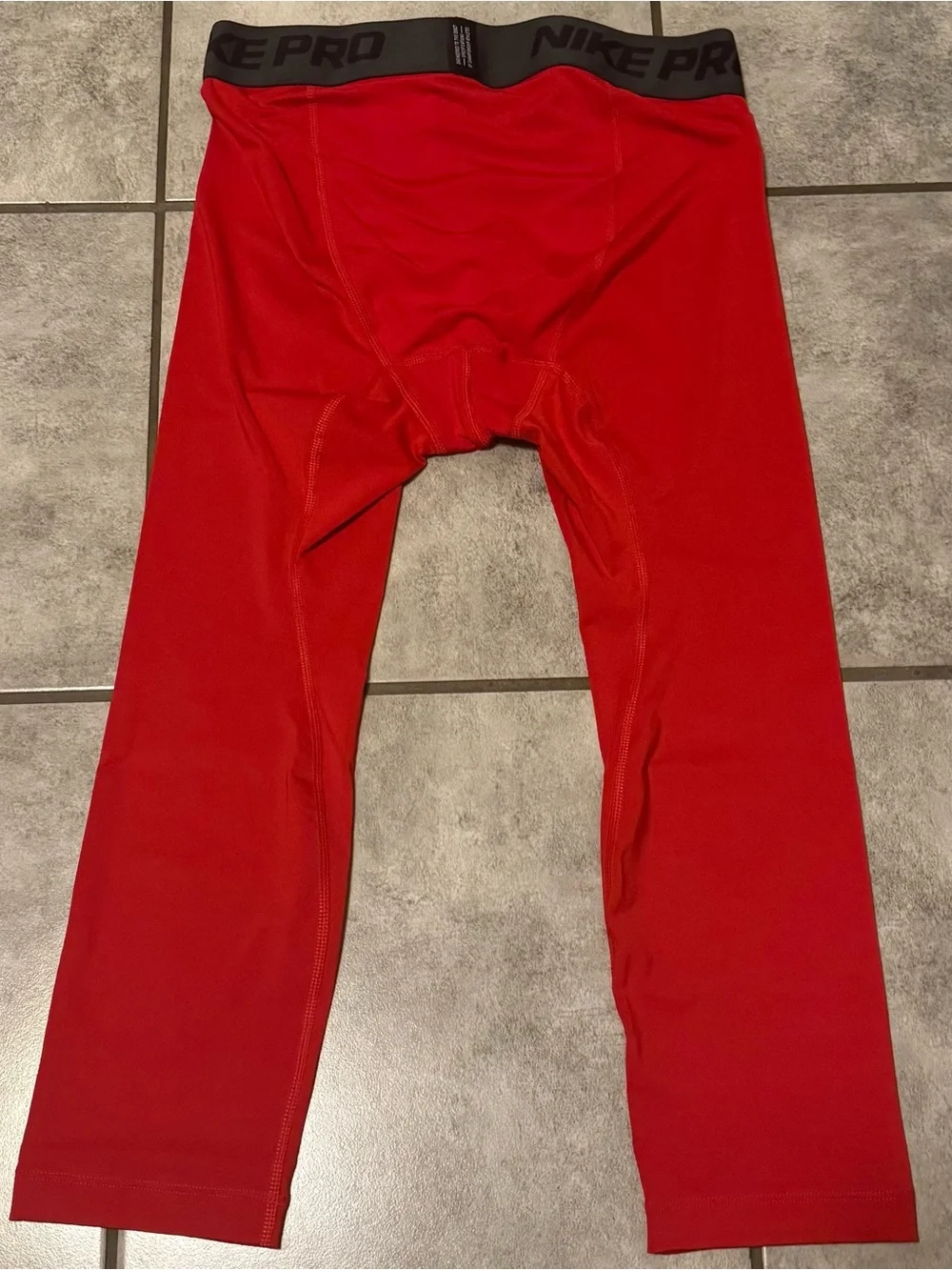 Nike Pro NBA 3/4 Compression Pants Size Medium Red NWT Basketball